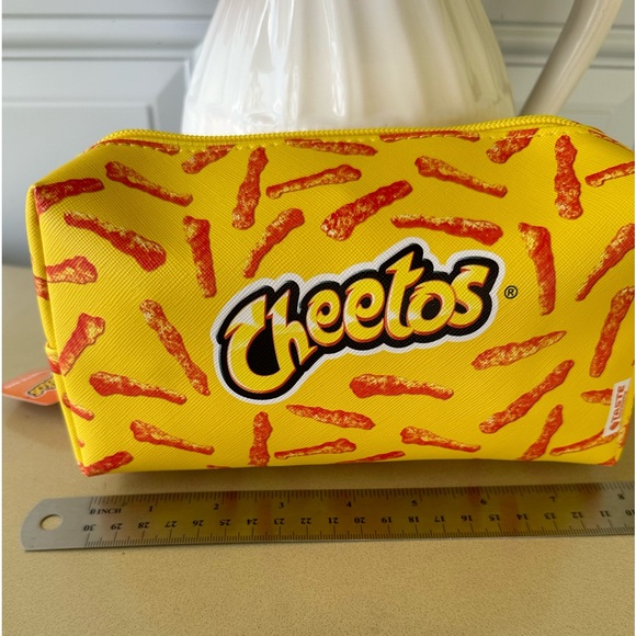 Cheetos zippered makeup Cosmetic pouch, clutch, toiletry bag by Taste Be… - Picture 7 of 7